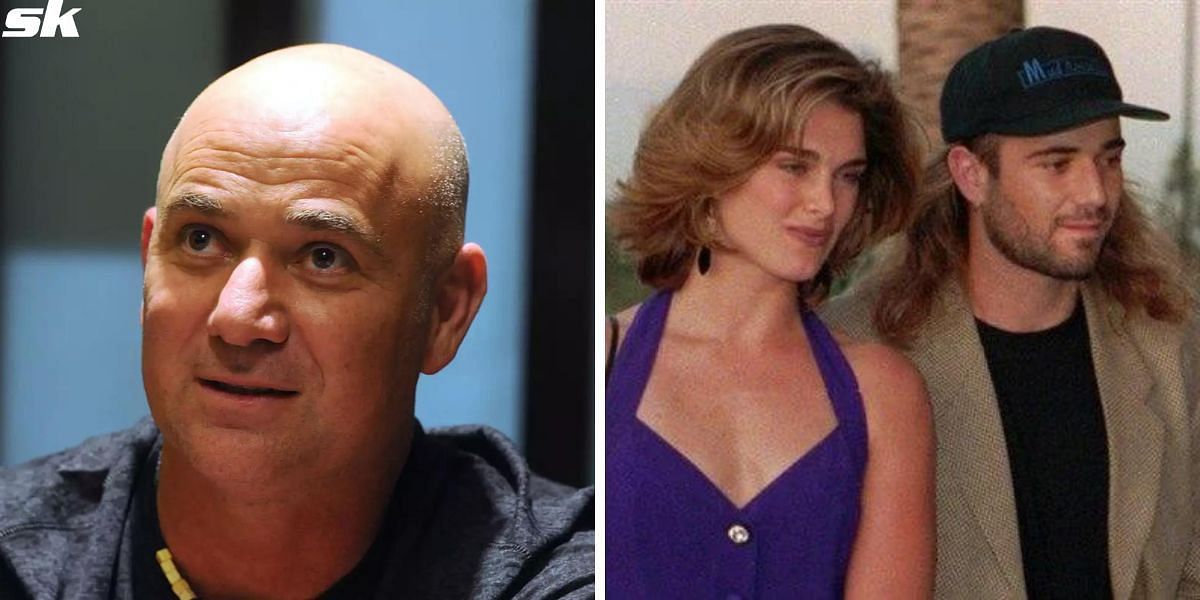 Andre Agassi shaved off his hair after being suggested to do so by Brooke Shields