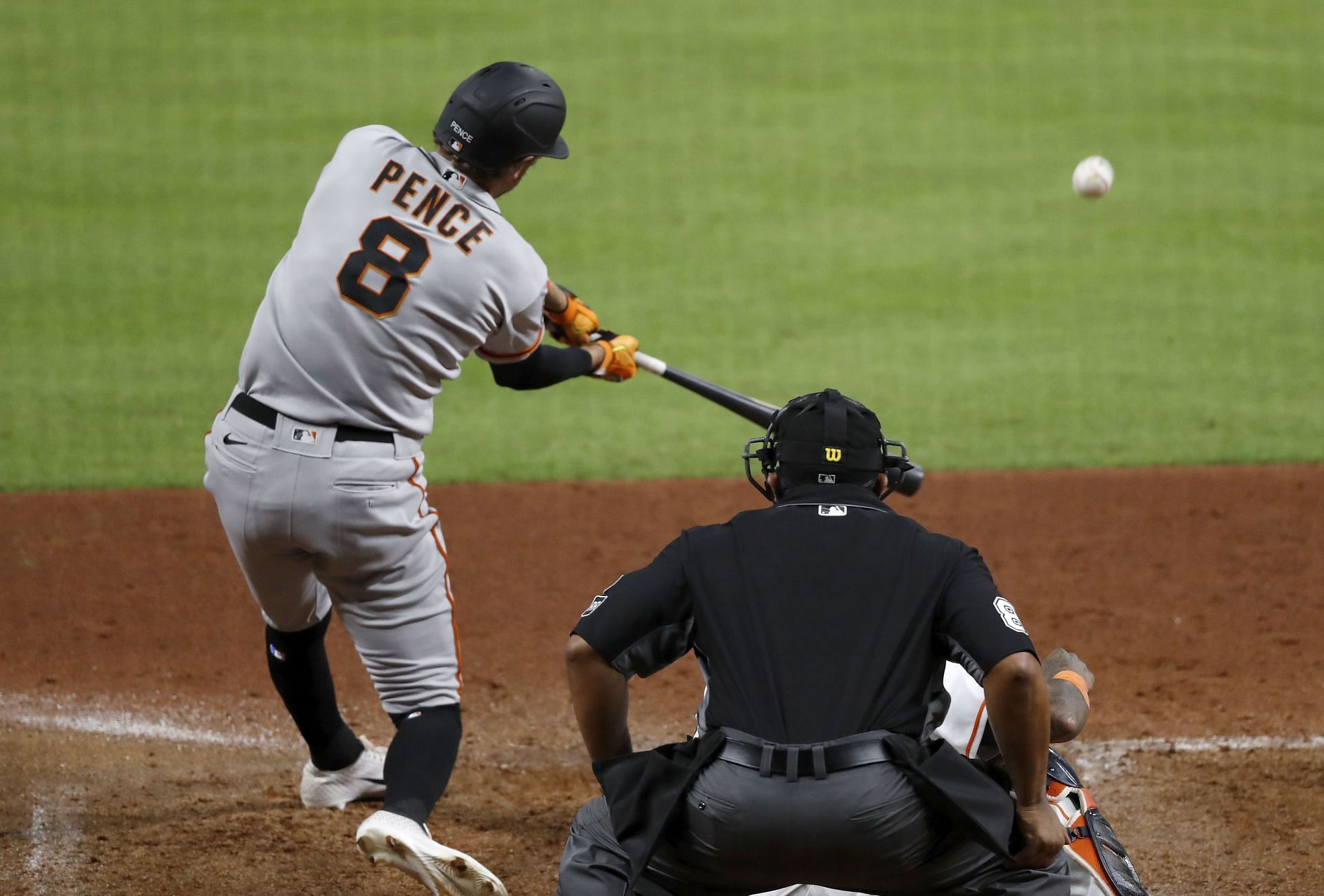 Hunter Pence played for the Phillies and Giants