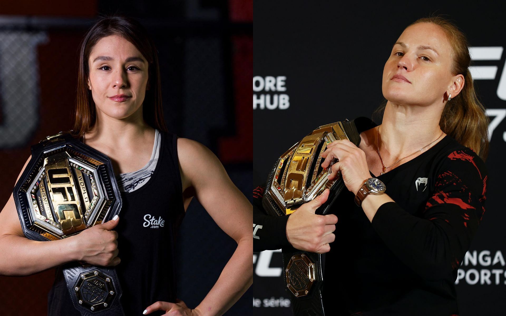 Alexa Grasso and Valentina Shevchenko [Image credits: Getty Images and @Alexa_grasso]