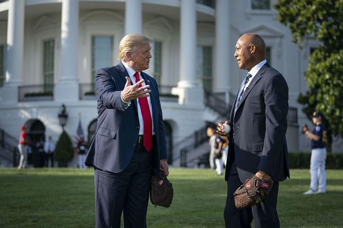 Former President Donald Trump posts highlight reel featuring Yankees legend Mariano Rivera after challenging Joe Biden