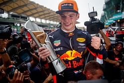 Watch: Max Verstappen's teary-eyed sister looks on as he wins the 2017 F1 Malaysian GP on his 20th birthday