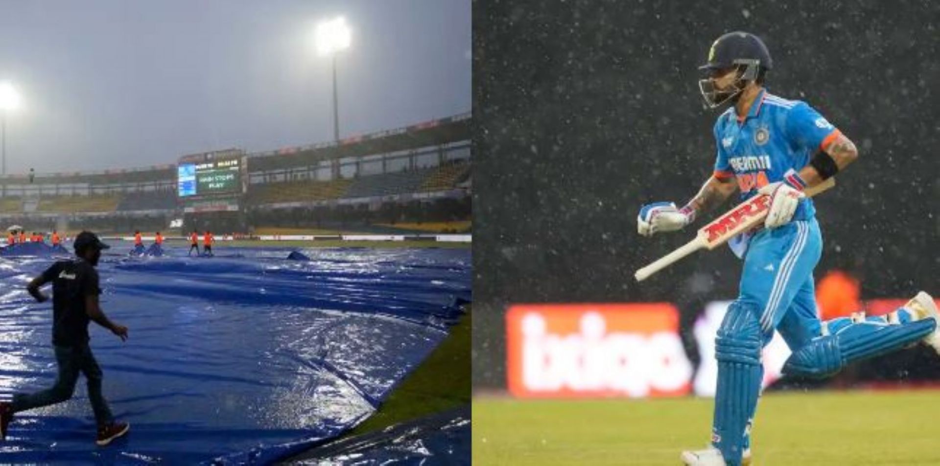 Rain halted Team India