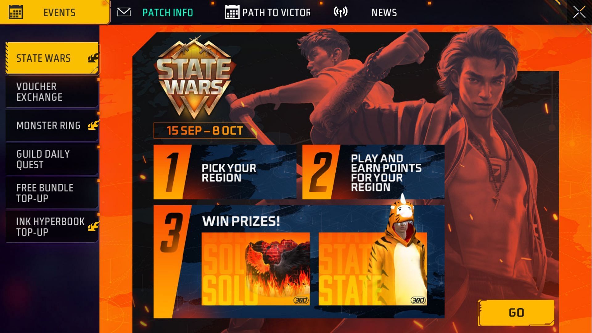 State Wars इवेंट (Image via Garena)