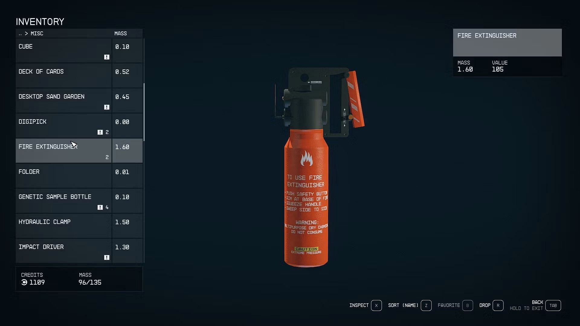 Selling fire extinguishers (Image via Bethesda)