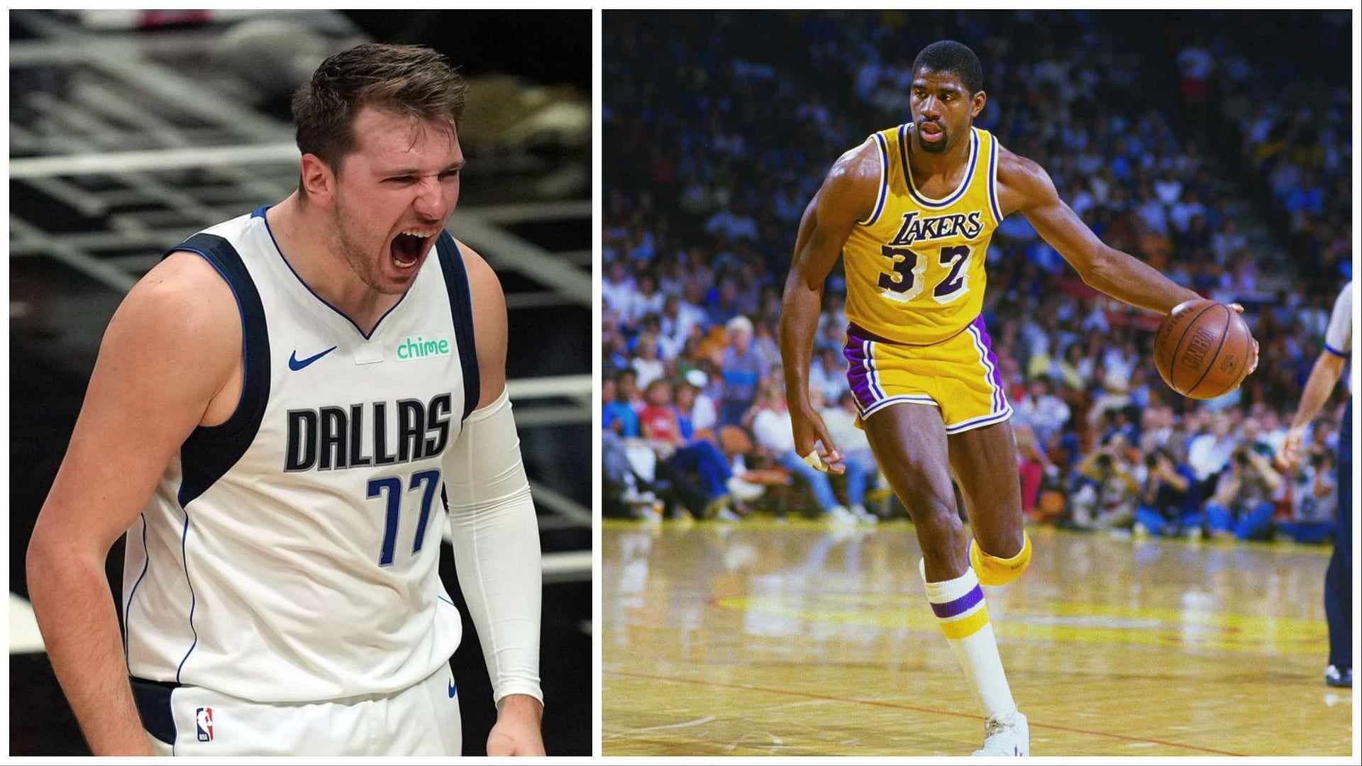 Luka Doncic draws comparisons to NBA and Lakers icon Magic Johnson 