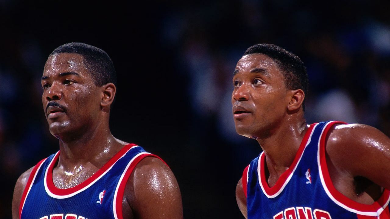 Isiah Thomas and Joe Dumars led the Detroit Pistons to back-to-back championships.