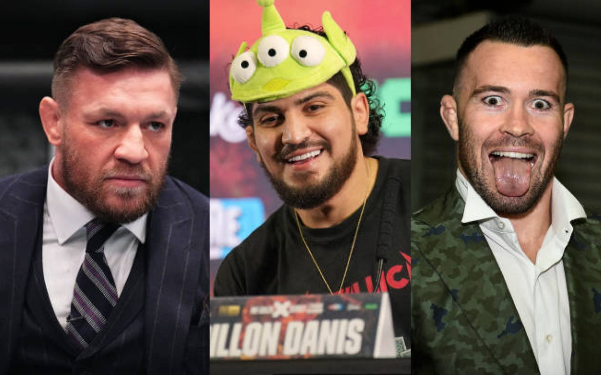 Conor McGregor (left), Dillon Danis (middle) and Colby Covington (right) [Images Courtesy: @GettyImages]