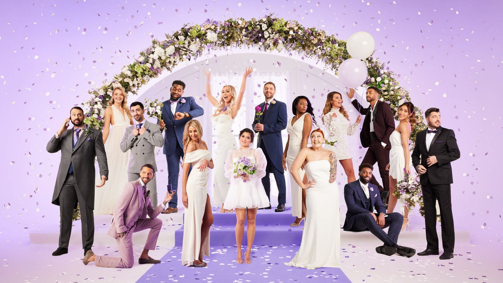 The cast of Married At First Sight UK season 8 (Image via E4)