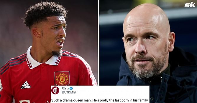 "Such a drama queen" "Worst breakup ever" - Manchester United fans react as Jadon Sancho deactivates Instagram account amid Erik ten Hag feud