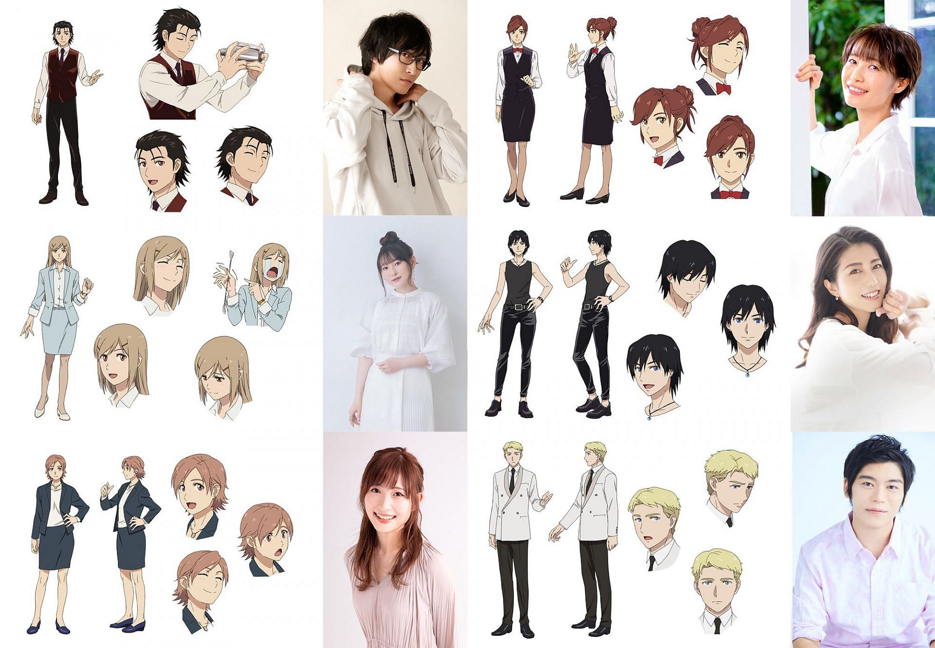 The cast and character designs (Image via Araki Joh and Kenji Nagatomo / Shueisha / Bar Hoppers)