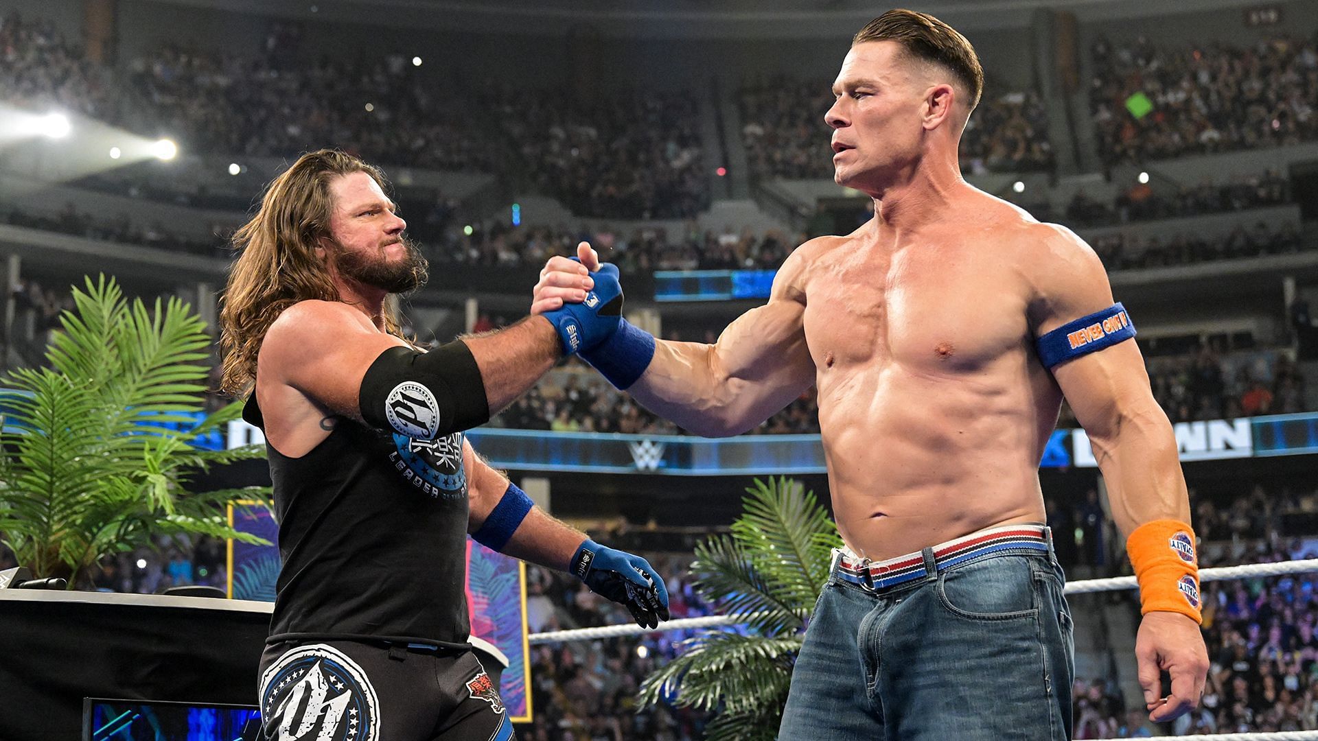 John Cena and AJ Styles