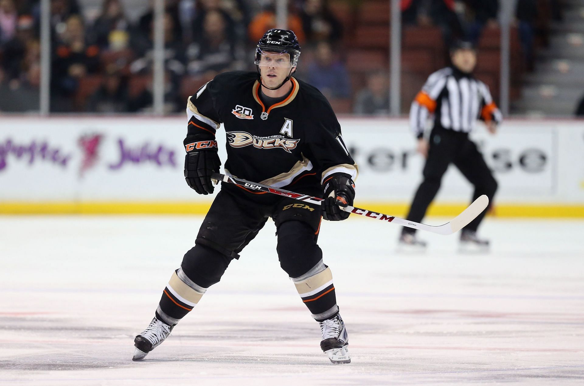 Saku Koivu, St Louis Blues v Anaheim Ducks