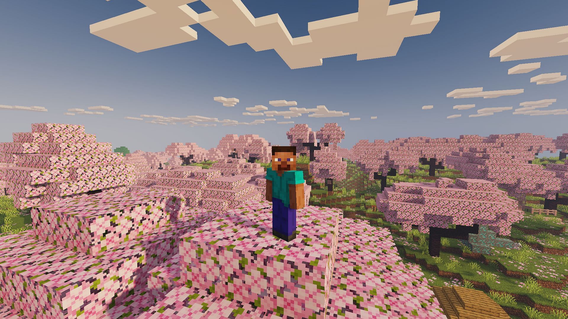 Chocapic Toaster Edition shader in Minecraft 1.20 (Image via Mojang)