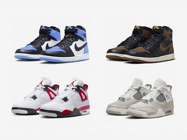 4 upcoming shock drops of Air Jordan sneakers