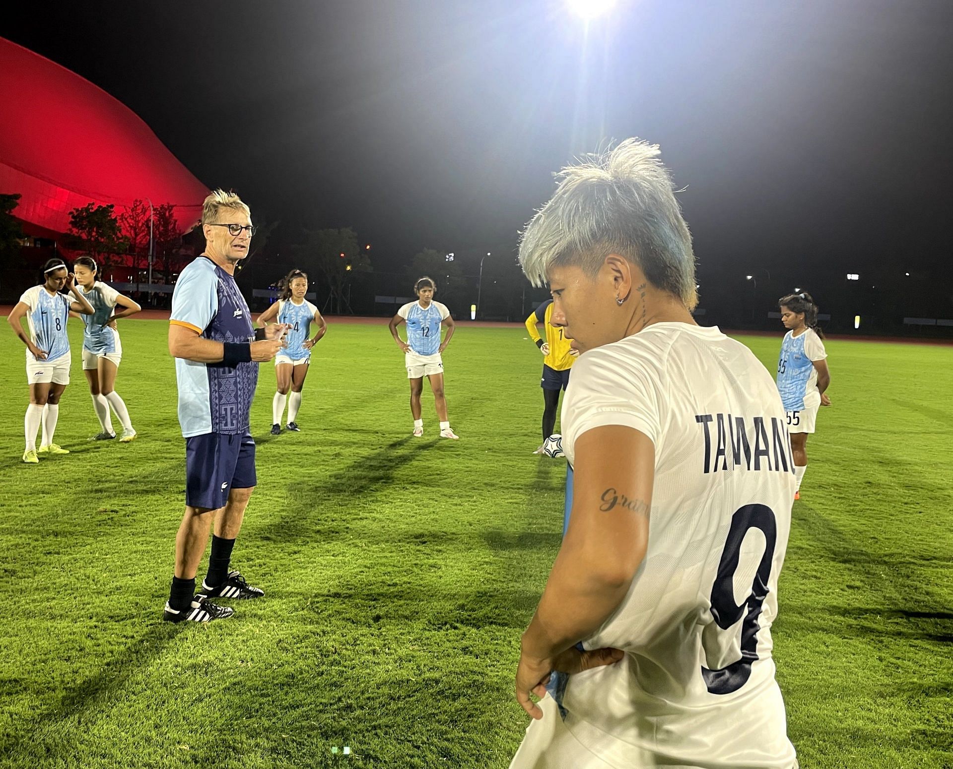 Anju Tamang was the goalscorer for India against Chinese Taipei.