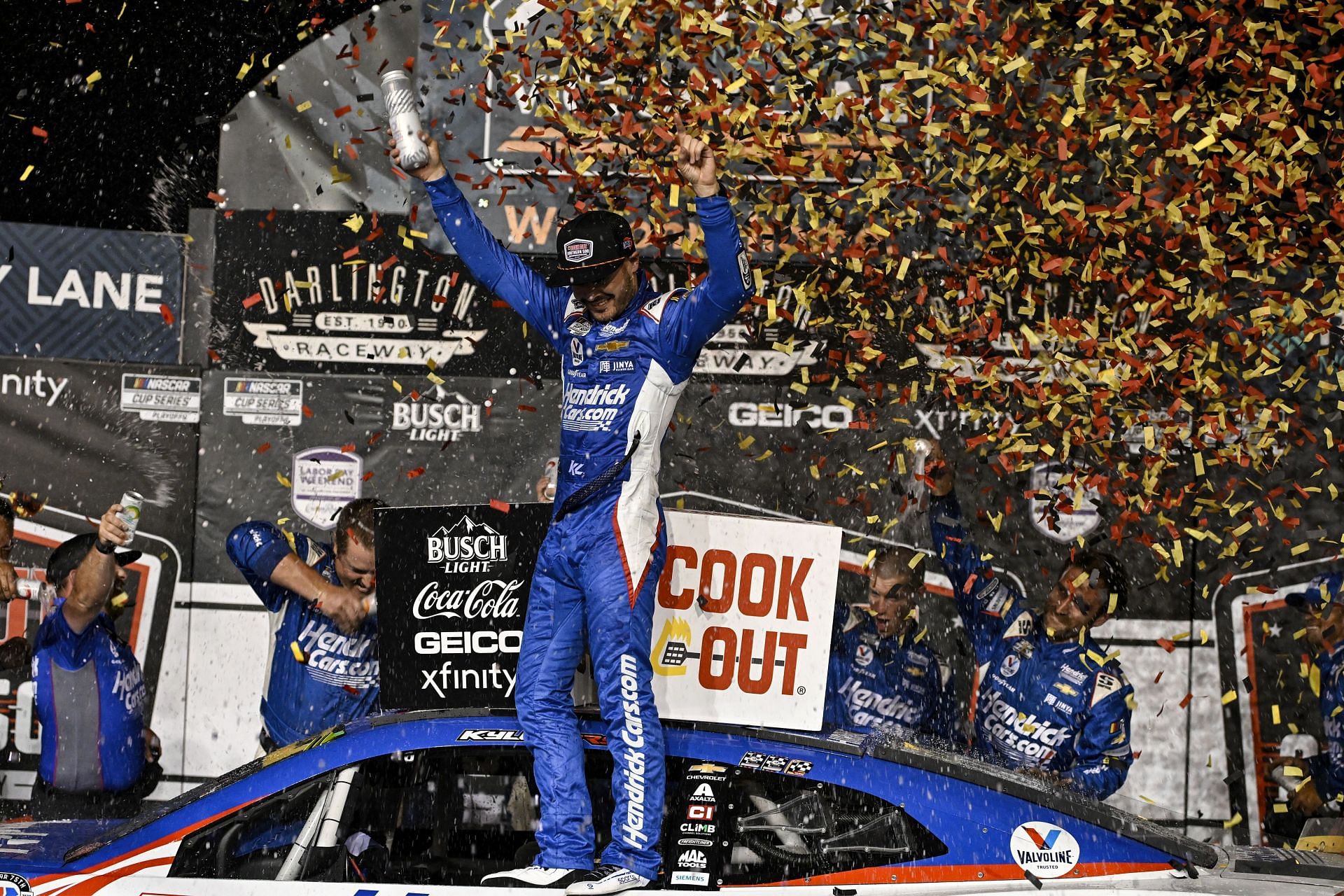 2023 Southern 500 winner Kyle Larson