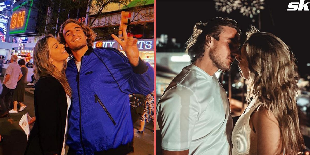 Stefanos Tsitsipas and girlfriend Paula Badosa