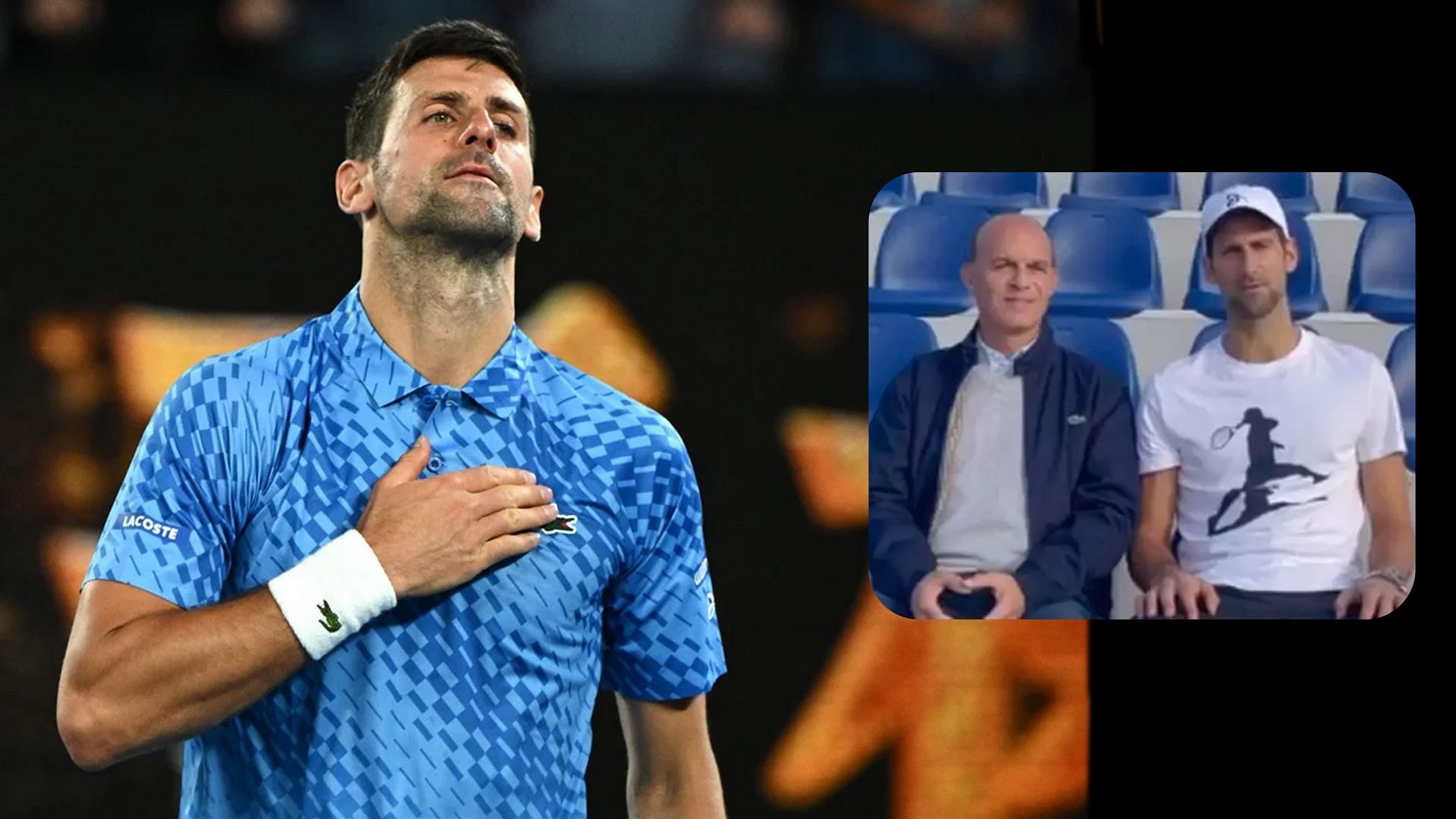 Novak Djokovic and Eduardo Artaldi