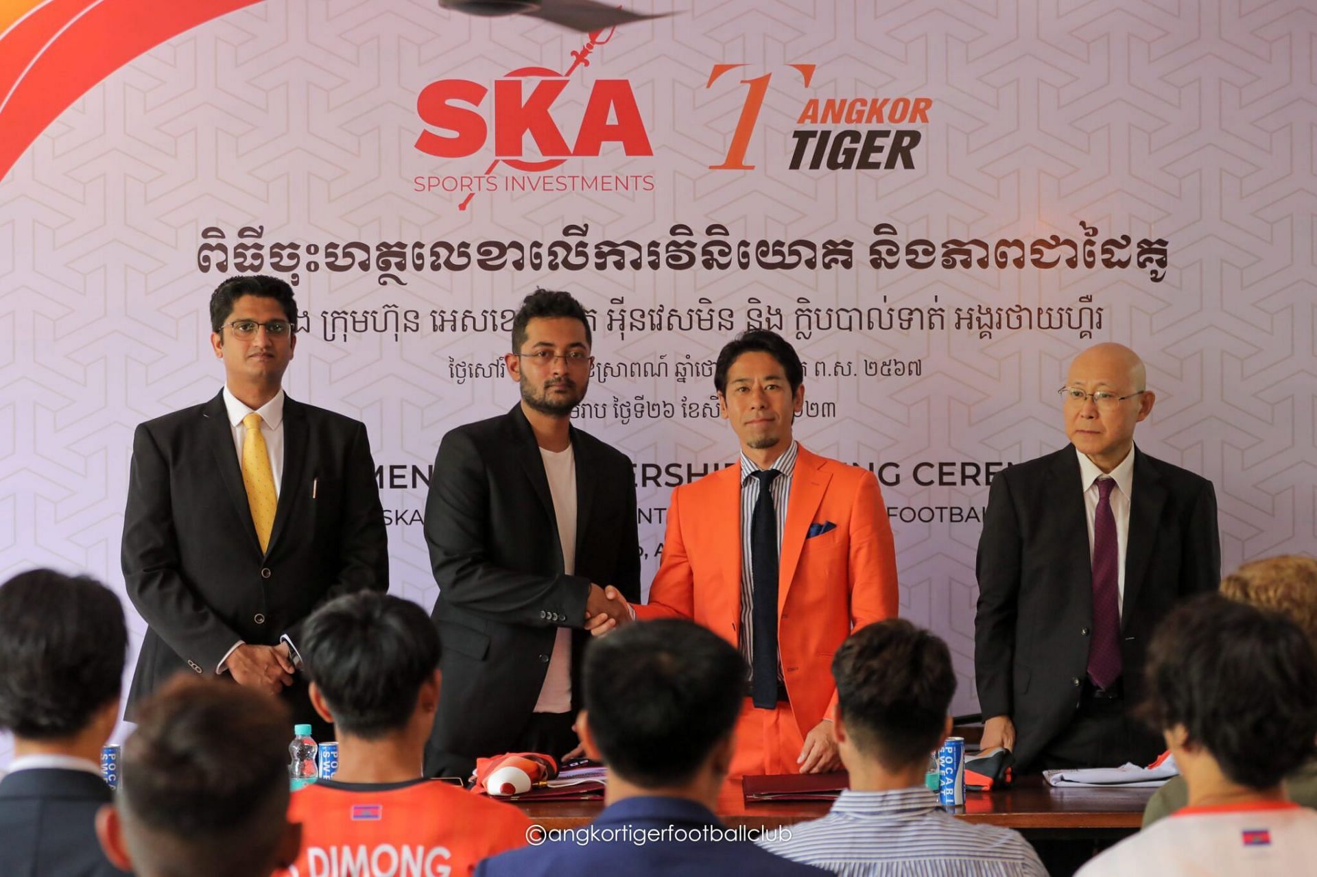 With this investment, Angkor Tiger FC has achieved the distinction of being the first club from Southeast Asia to have an Indian partnership and investment. (Image via Angkor Tiger FC website)