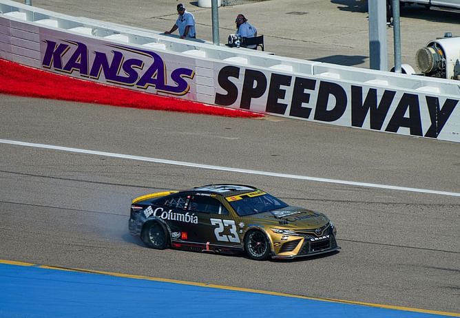 “Hard to hang your head with a rocket”: Bubba Wallace reflects on a disappointing night after his dominant race was cut short in Kansas