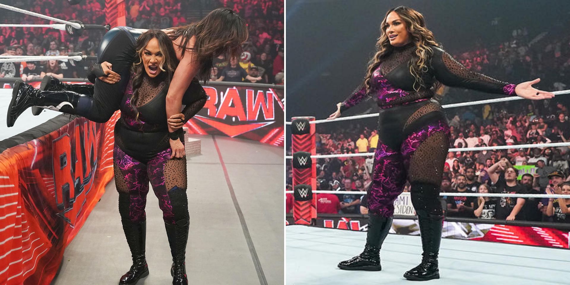 Nia Jax returned to WWE on RAW this week