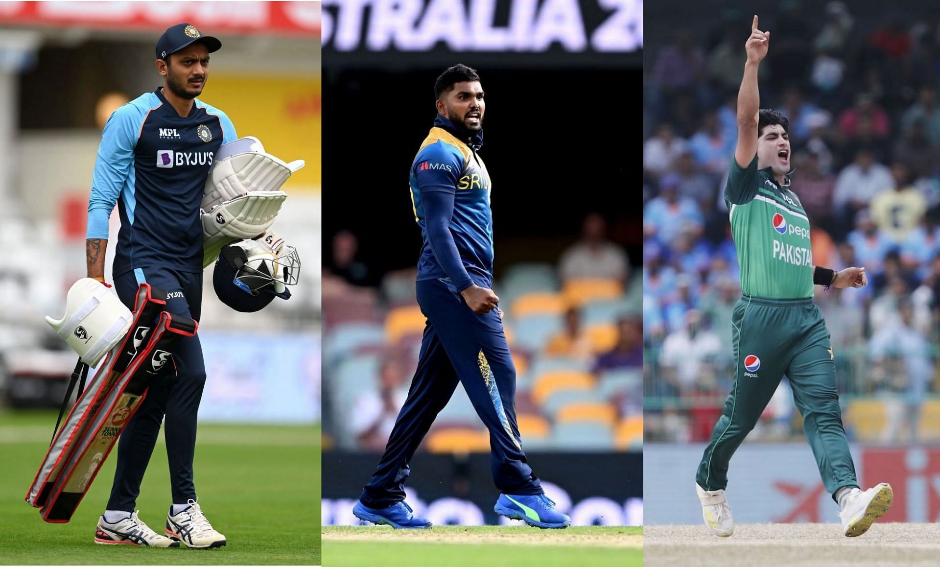 Axar Patel, Wanindu Hasaranga, Naseem Shah, World Cup 2023 injury list