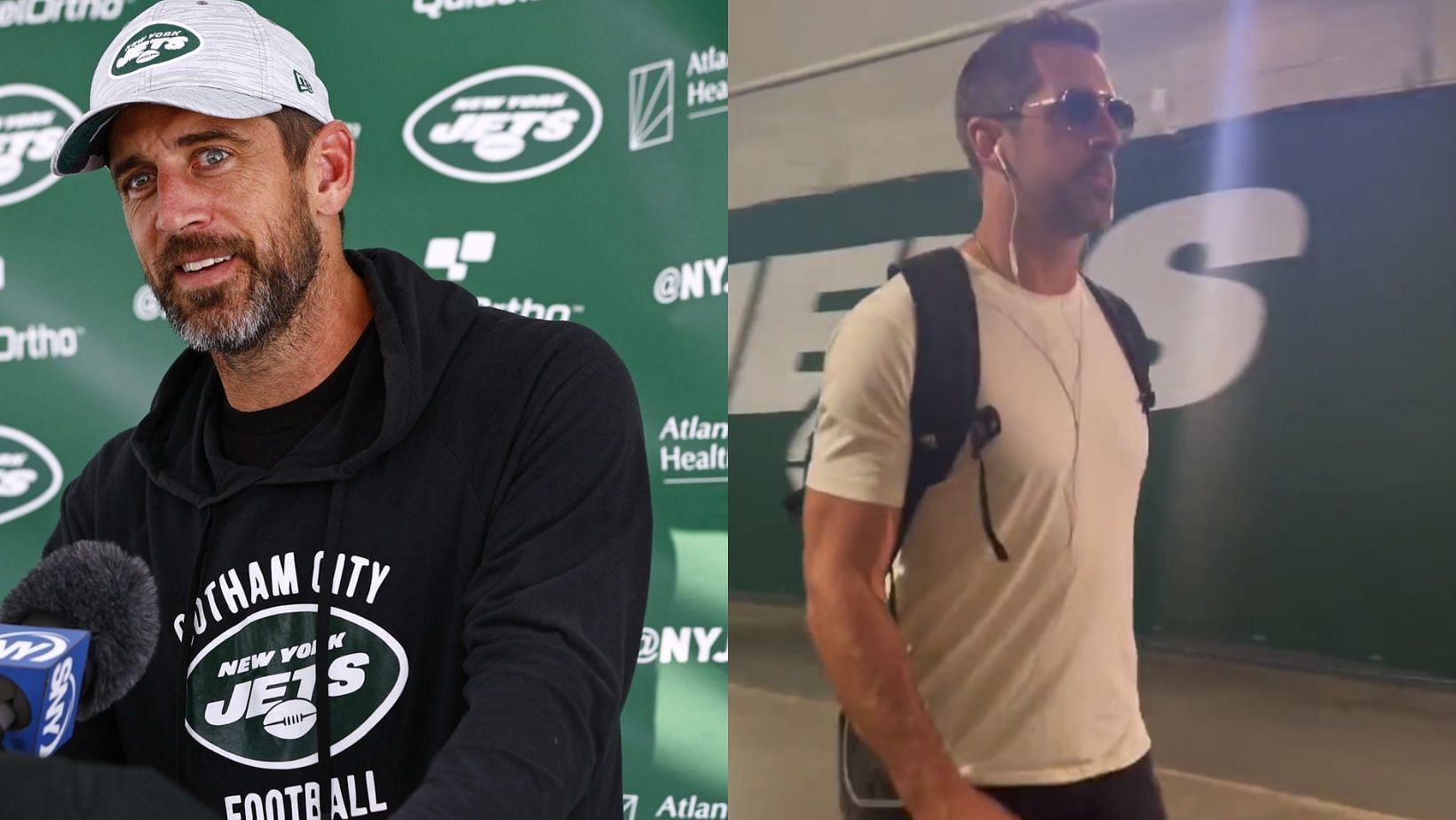 New York Jets Hat with Disentigrated Foam Turned To Dust USA Made Aaron  Rodgers