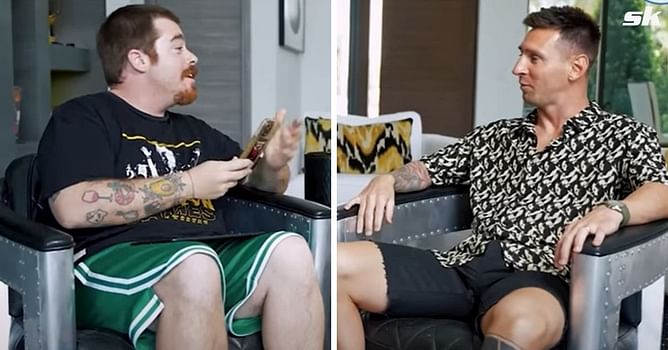 “If you want we won’t talk about it” – Lionel Messi asked about his ‘size’ by Migue Granados in hilarious interview