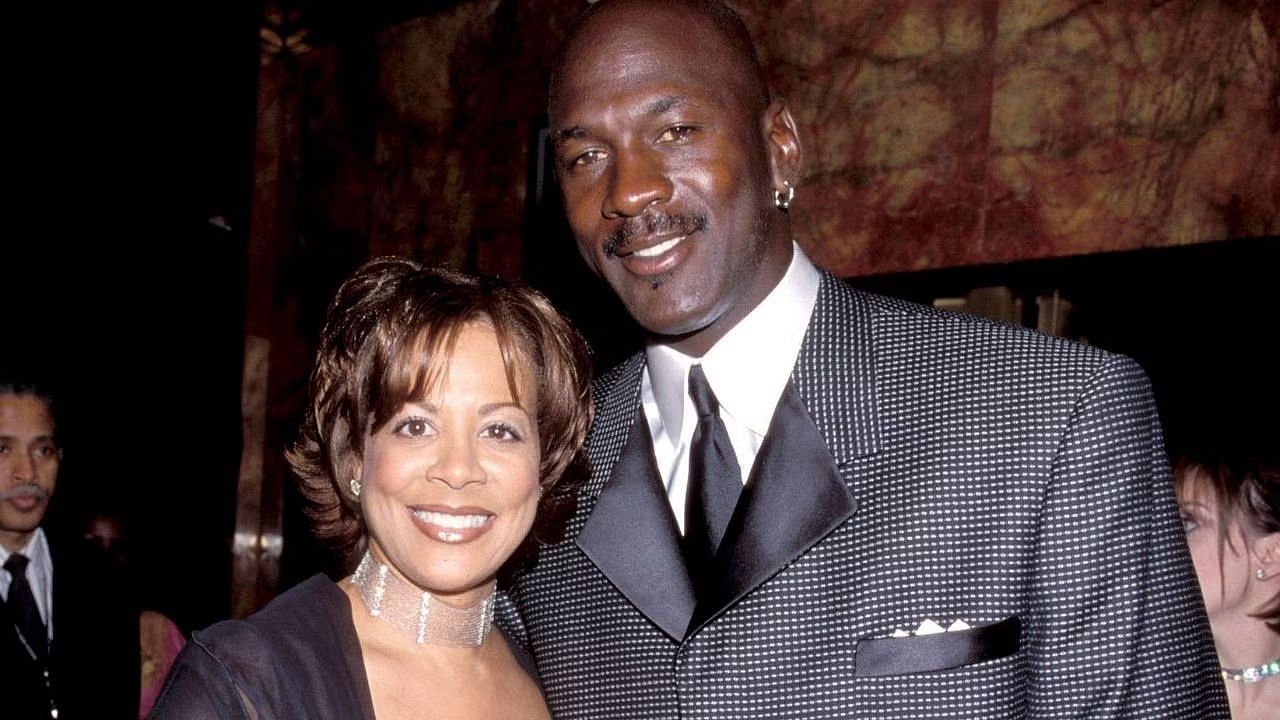 Michael Jordan and his ex-wife