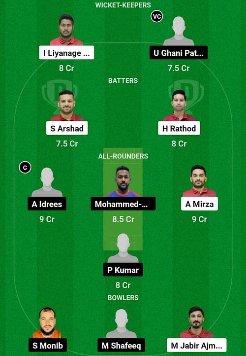 QAT vs KUW Dream11 Prediction, Match 1, Head-to-head Team