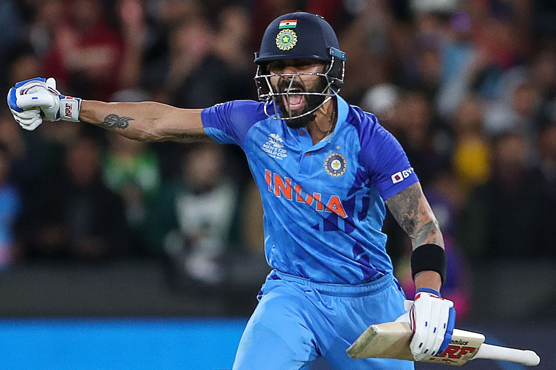 Virat Kohli in action (Image Courtesy: ICC Cricket)