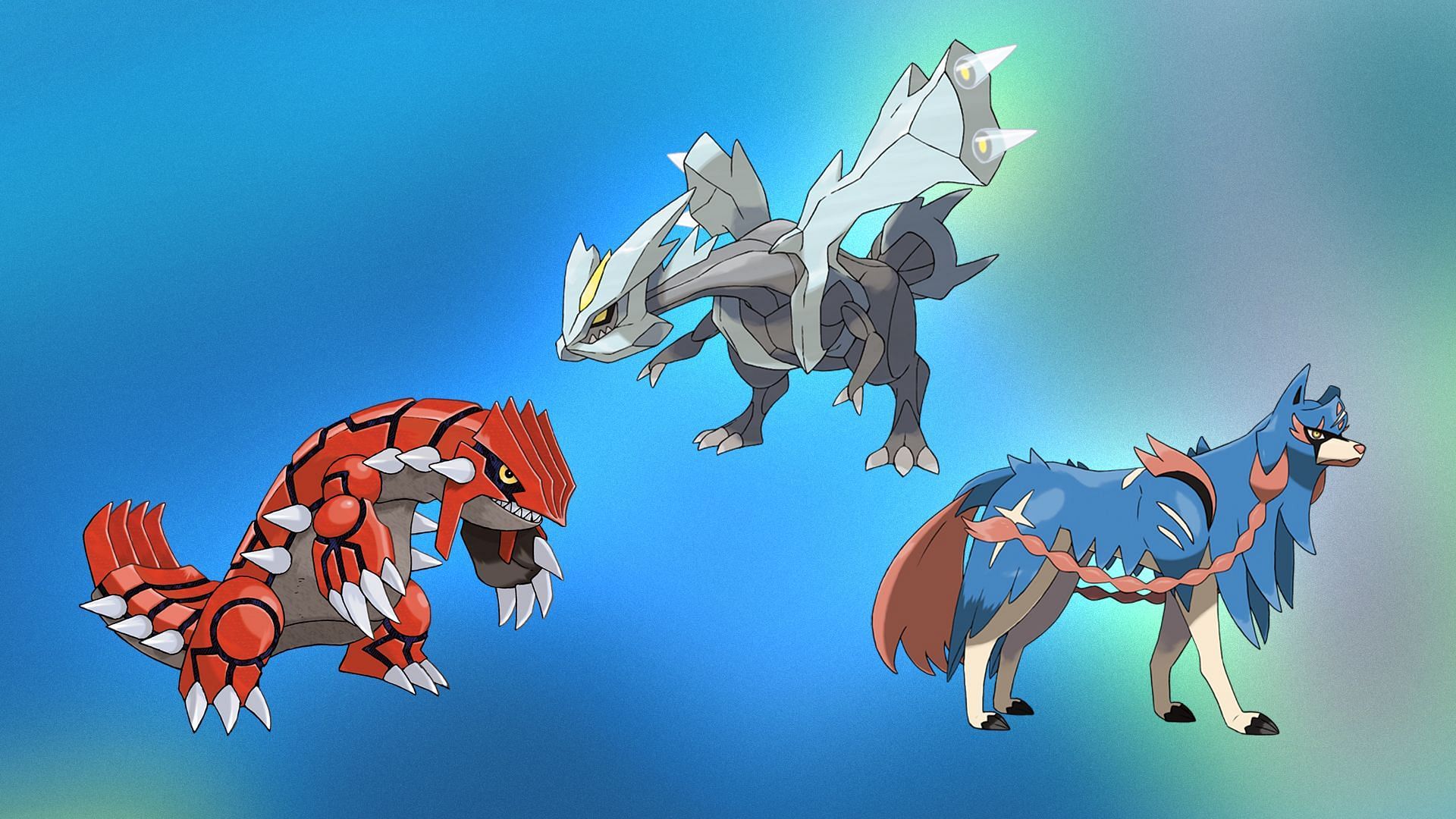 Groudon, Kyurem, and Zacian (Hero) (Image via TPC)