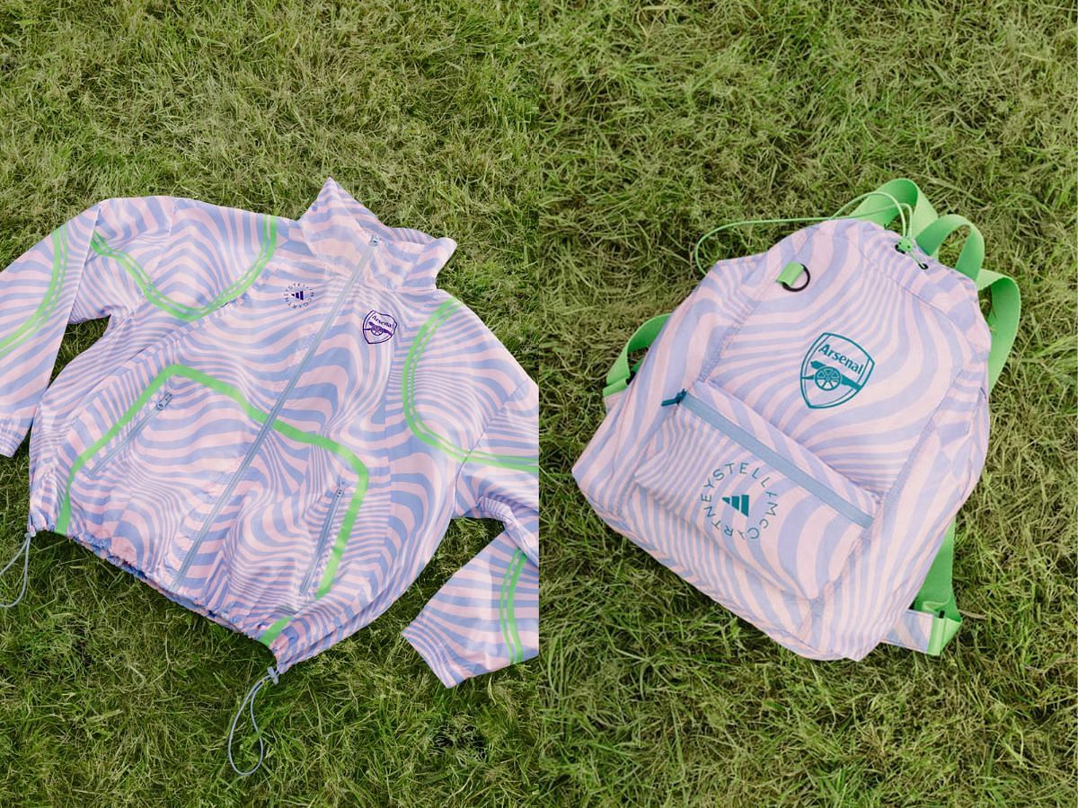 Stella McCartney and Adidas and Arsenal Away Kit has released (Image via Twitter/@nnwigene)