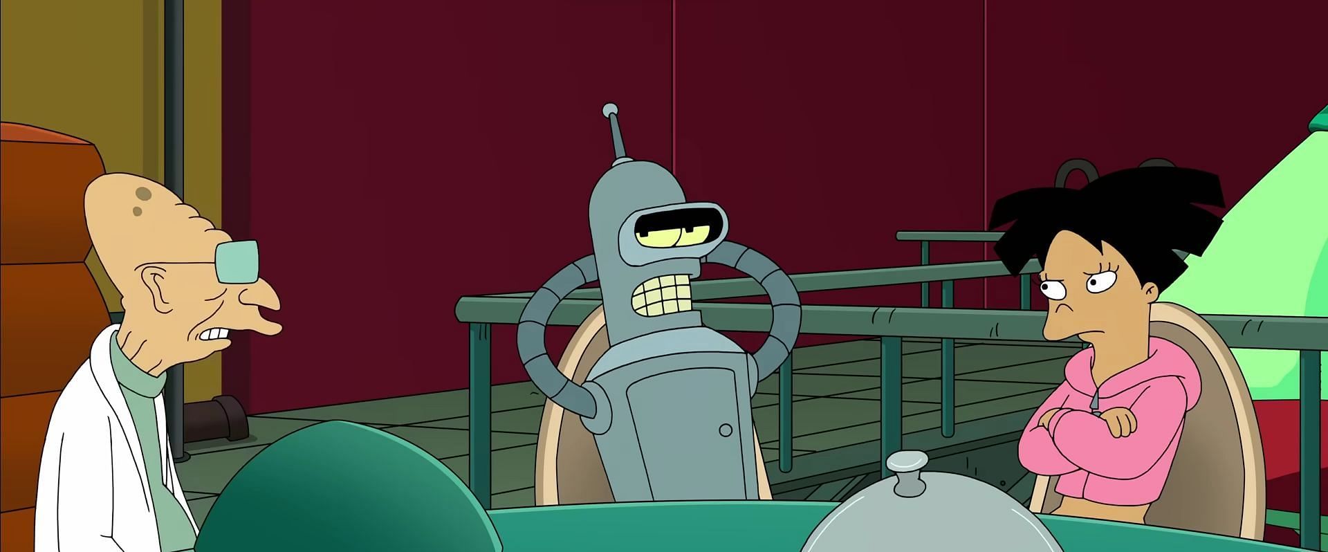 Distinctions between what is real and what is not are blurred in Futurama season 11 episode 10 (Image via Hulu)