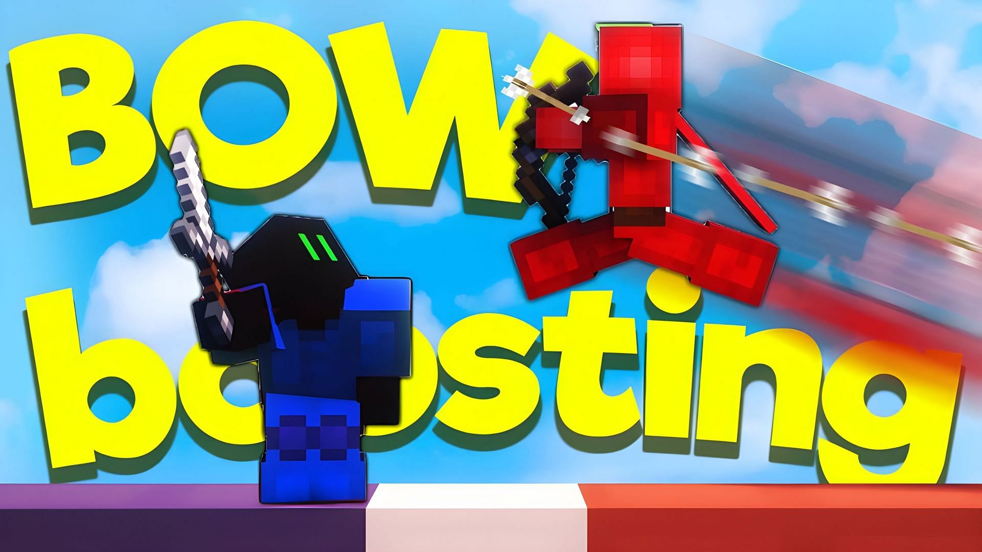 Bow Boosting makes Minecraft PvP extremely fun (Image via Youtube/SquareApple)