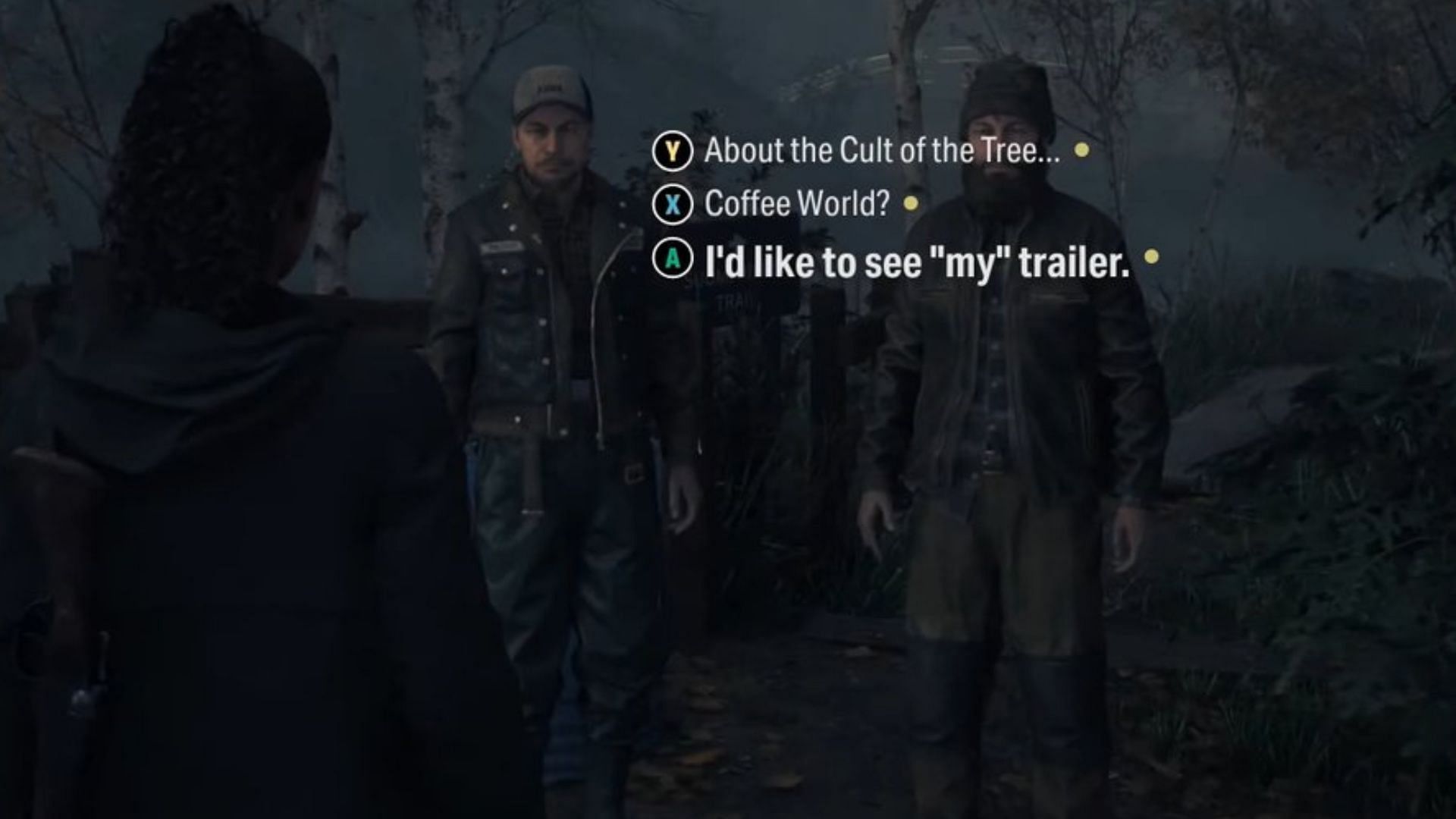 Dialogue options in Alan Wake 2 (Image via Remedy Entertainment)