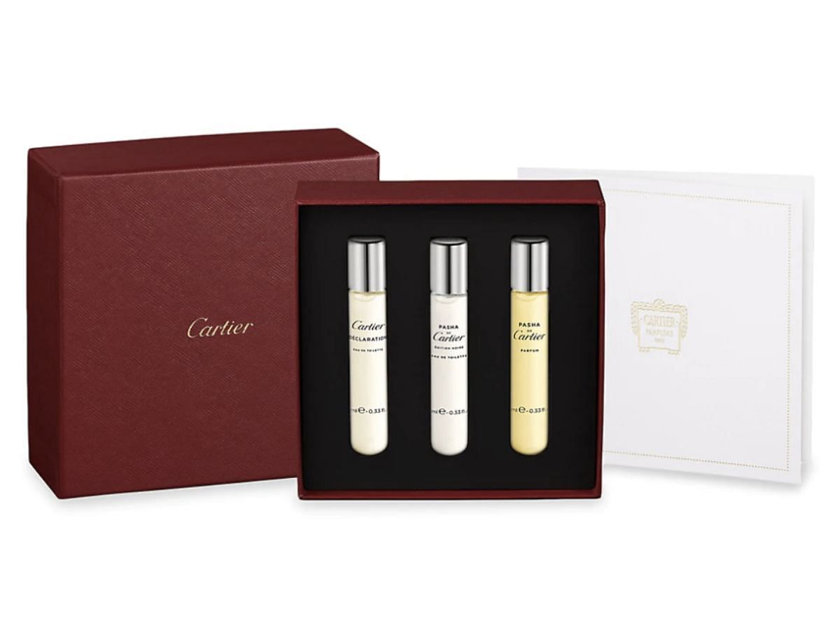 Cartier Men&#039;s Fragrance Icons Discovery Set (Image via Cartier)