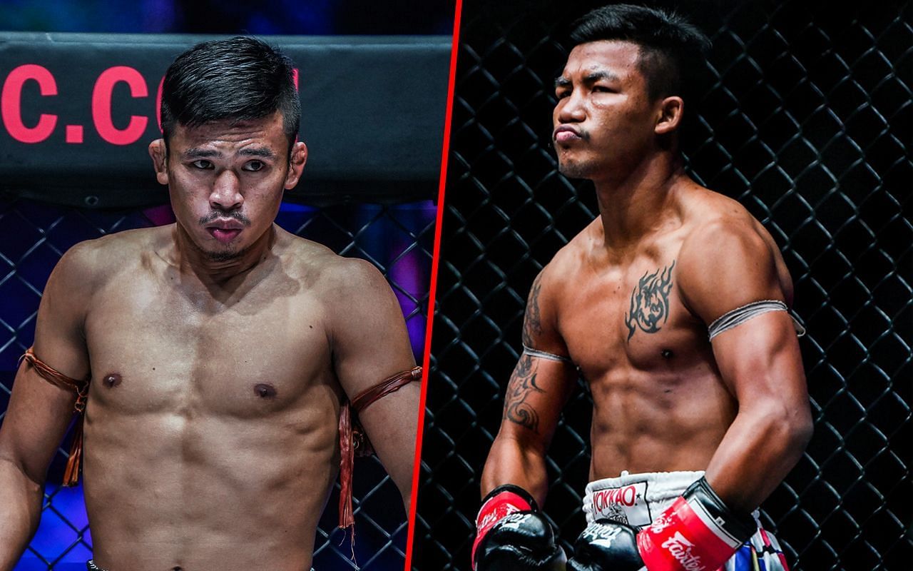 Superlek Kiatmoo9 (L) / Rodtang Jitmuangnon (R) -- Photo by ONE Championship