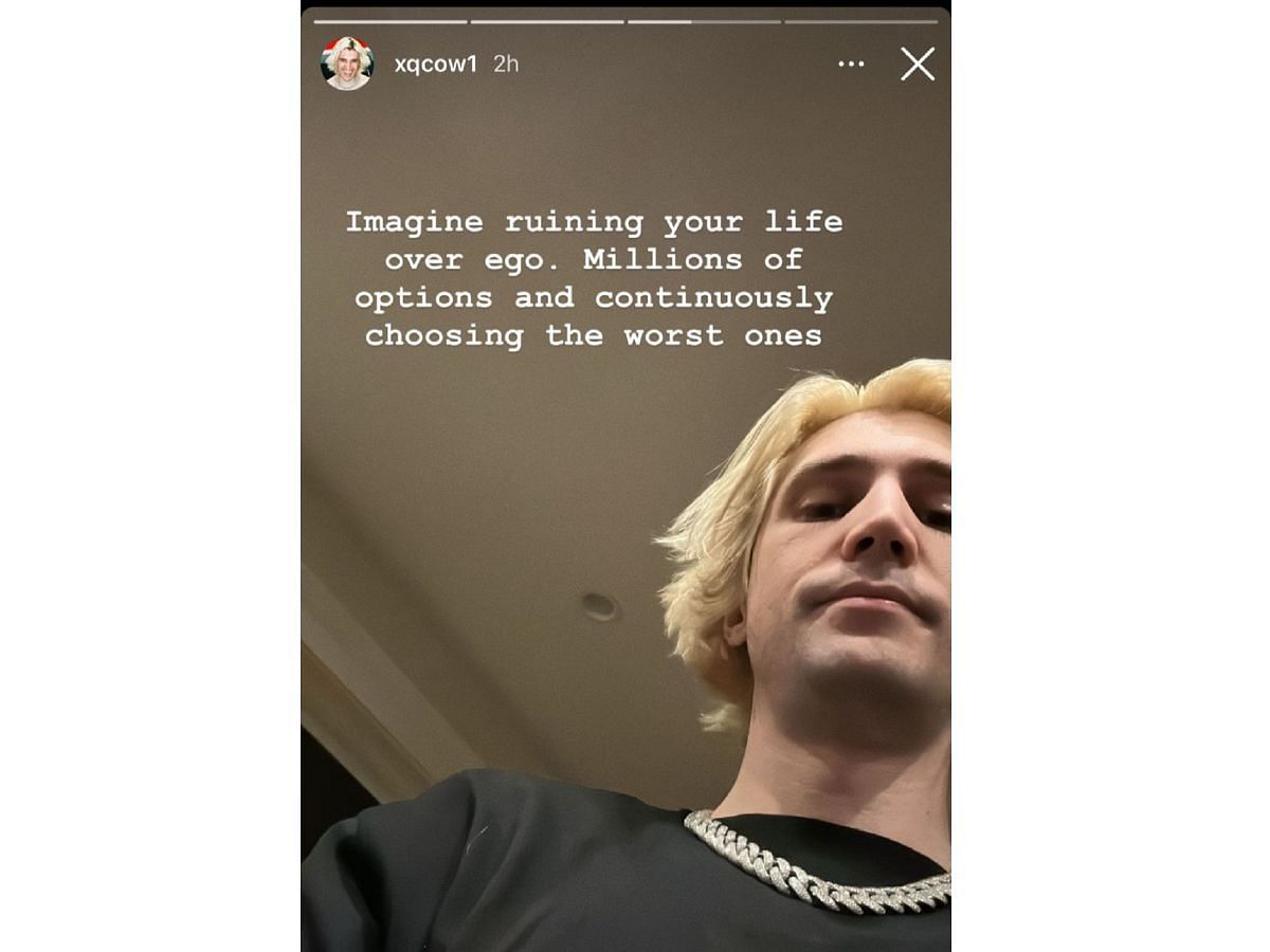 FRAN confirms relationship with xQc in Instagram story and