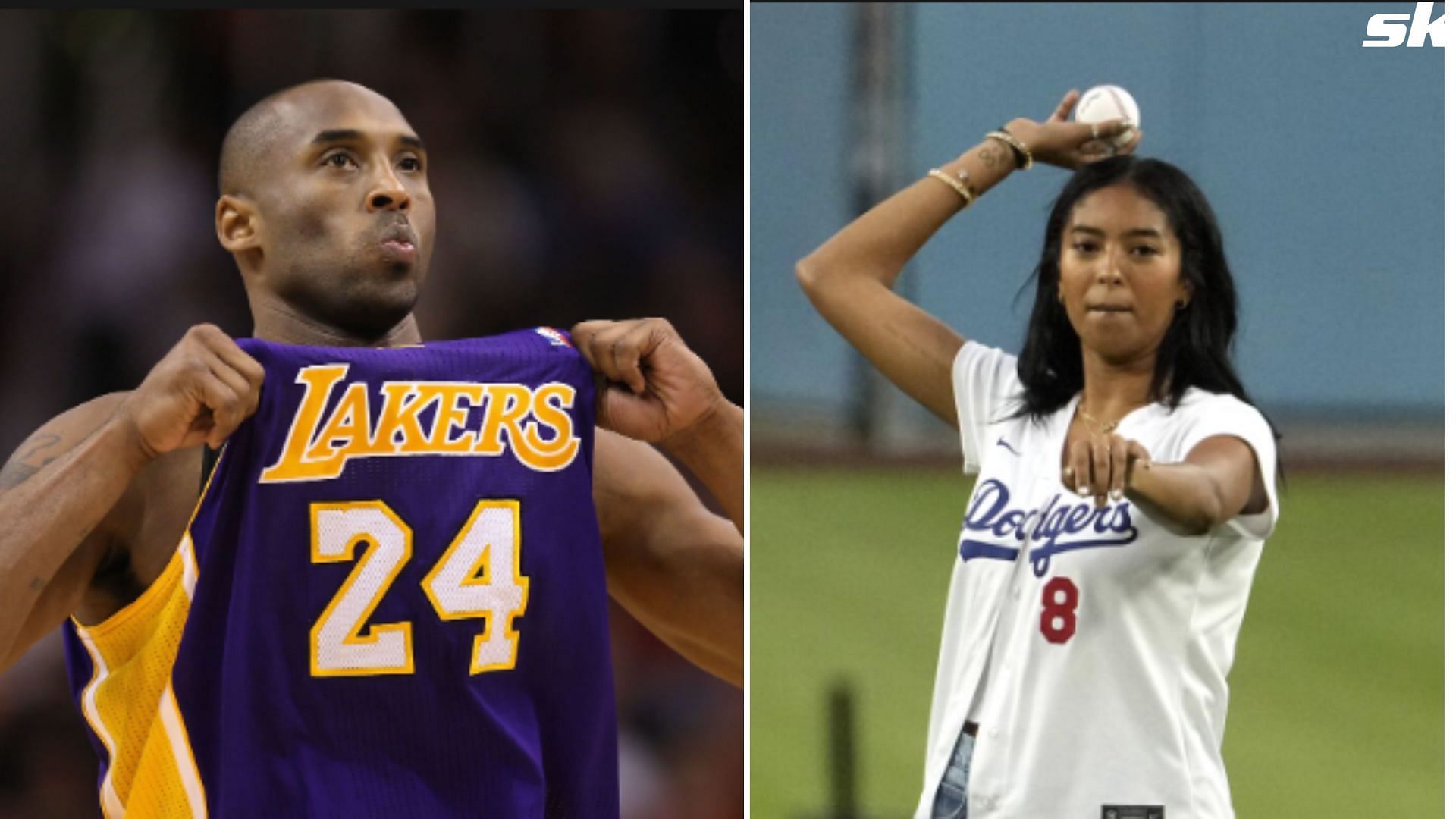 Kobe Bryant's daughter Natalia throws ceremonial first pitch as LA