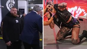 Rhea Ripley tries to hide when filmed outside after WWE said she's officially "injured"