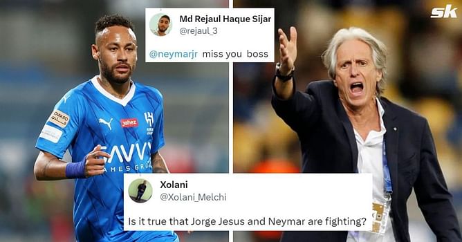 “There is actually something wrong”, “We have derby match next game” – Fans left divided as Neymar misses Al-Hilal cup fixture amid rift rumors