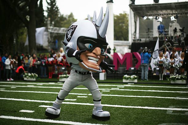 Raiders&rsquo; mascot - Raider Rusher