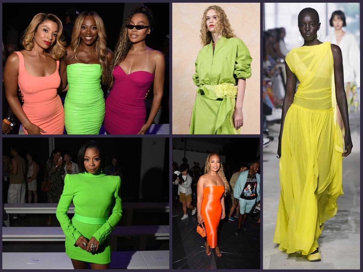 The pop-up color at New York Fashion Week ( Image via Getty)