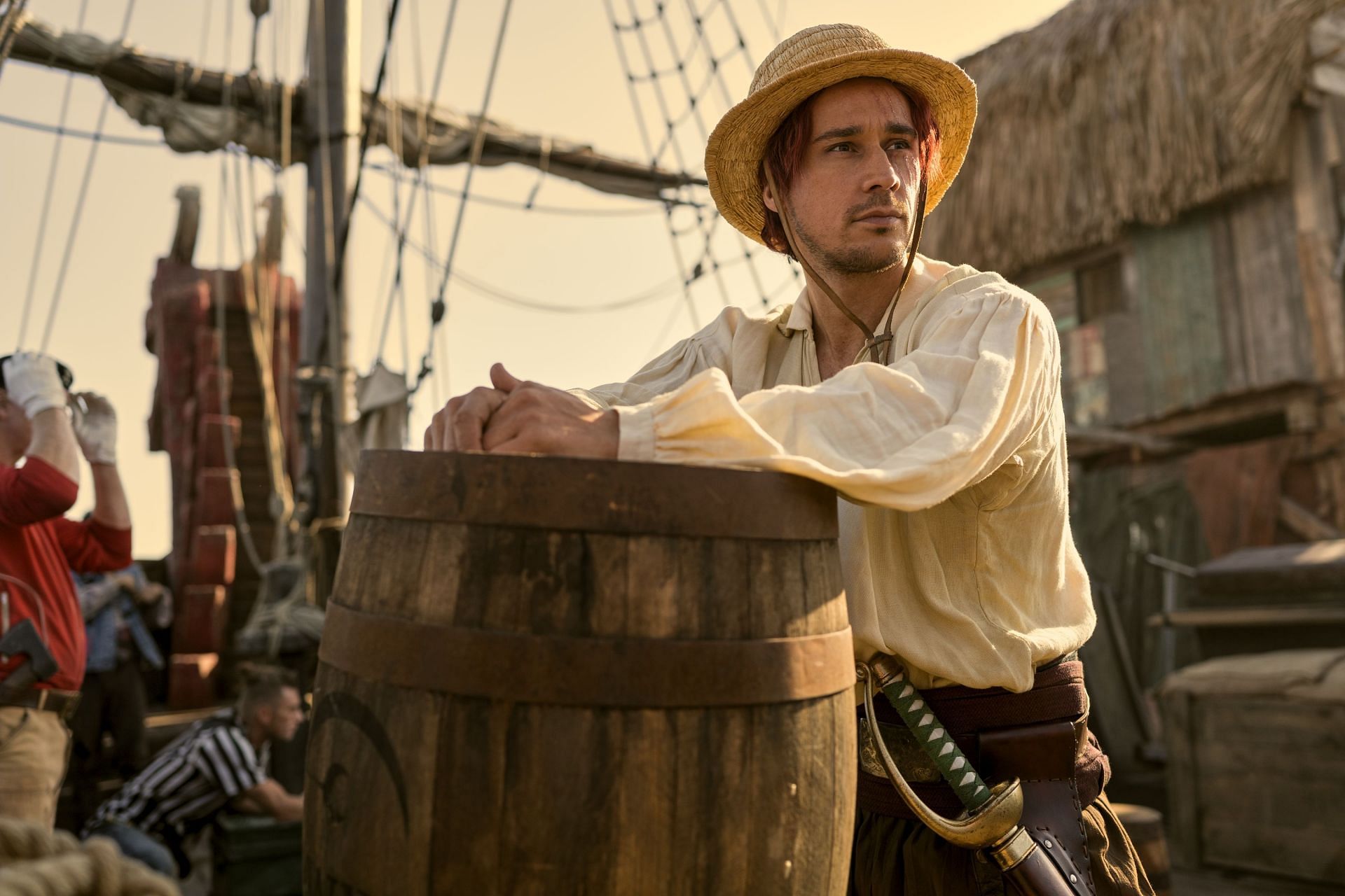 Peter Gadiot as Shanks (image via Netflix)