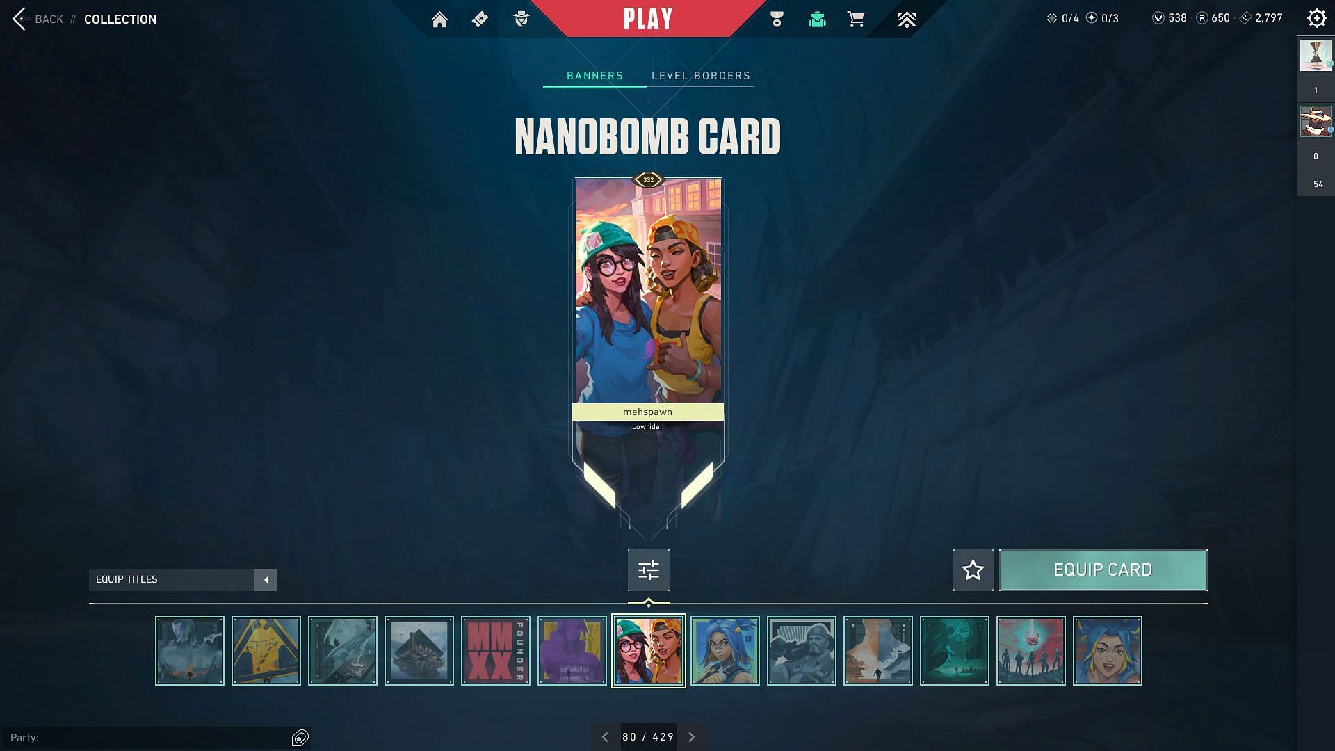 The Nanobomb Player Card (Image via Riot Games)