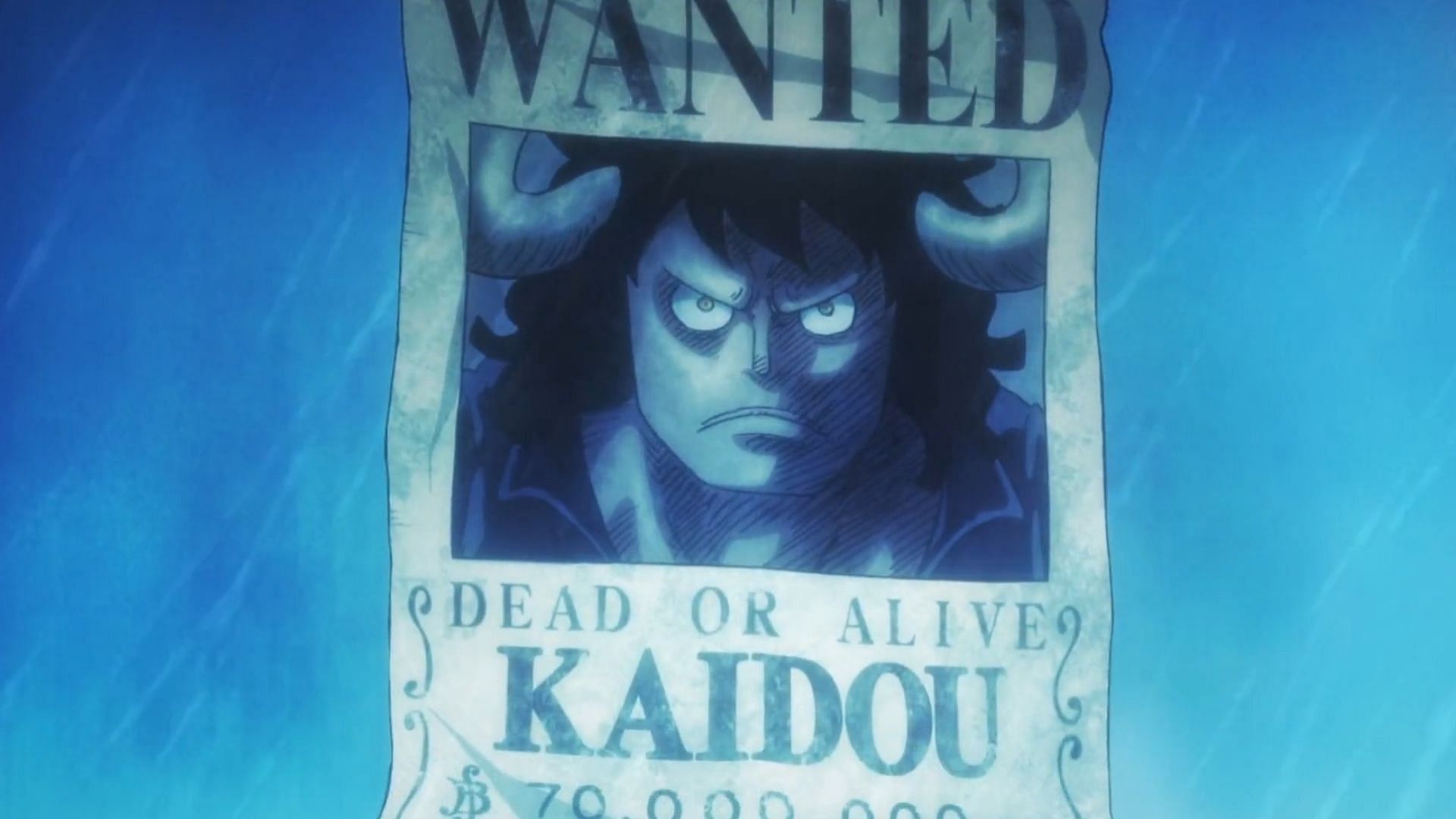 Kaido&#039;s bounty poster as seen in One Piece episode 1076 (Image via Toei Animation)