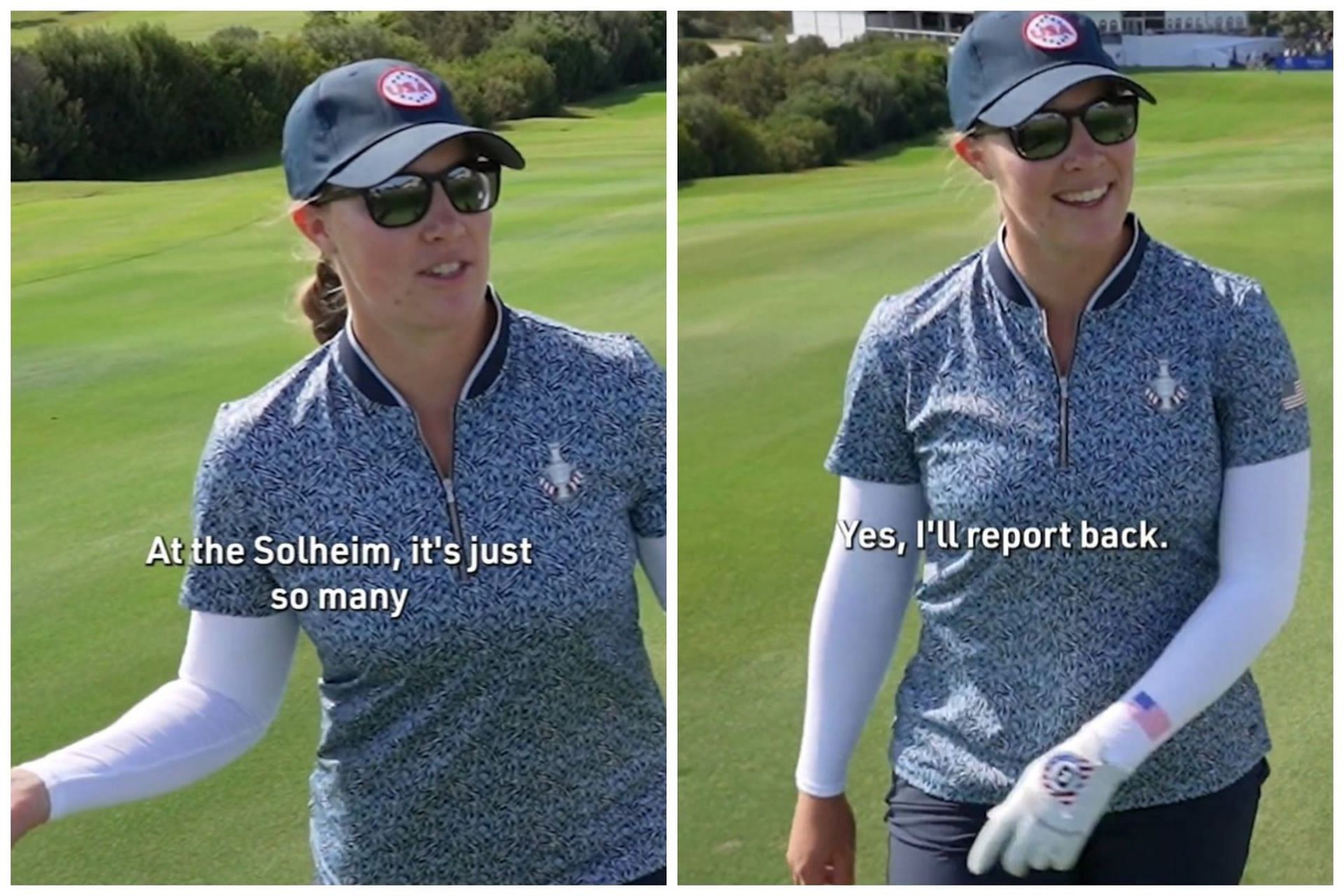 Jennifer Kupcho in a brief interview with Golf Magazine(Image via Twitter.com/Golf_com