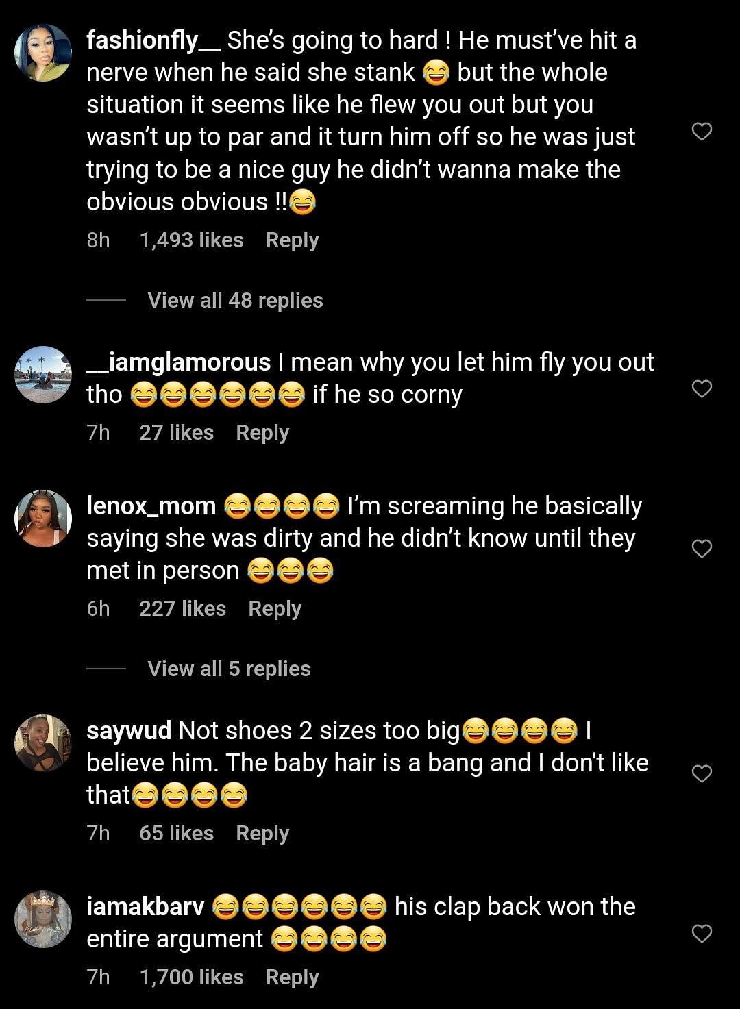 Internet users react to the drama (Image via theshaderoom/Instagram)