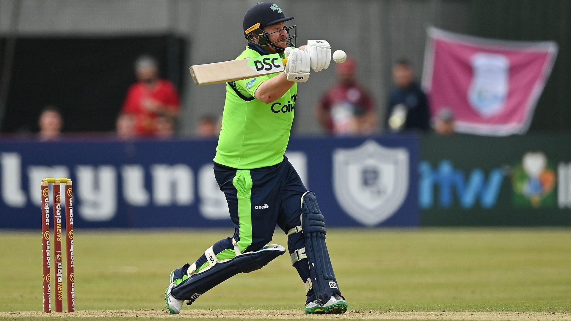 Paul Stirling in action (Image Courtesy: ICC Cricket)